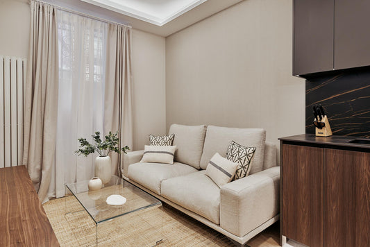 Piso de diseño en Madrid con terraza privada en la calle Españoleto