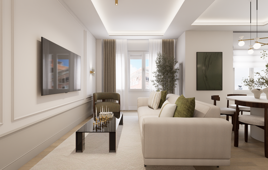 Piso de lujo en Madrid con amplitud y calma residencial en la calle Padilla