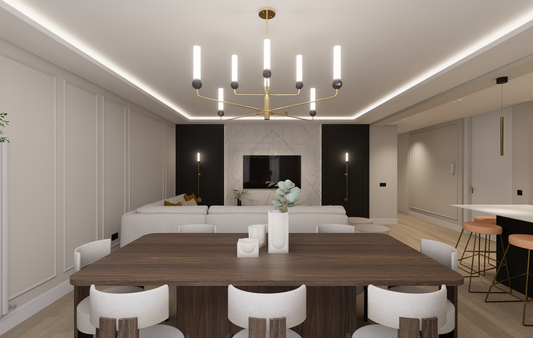 Piso de lujo en Madrid con patio privado en Calle María de Molina