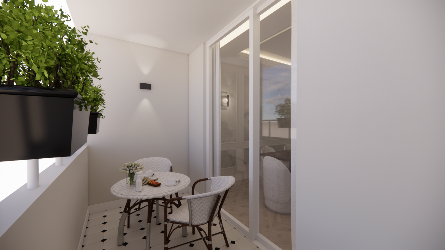 Piso de lujo en Madrid con terraza y domótica en Calle General Pardiñas