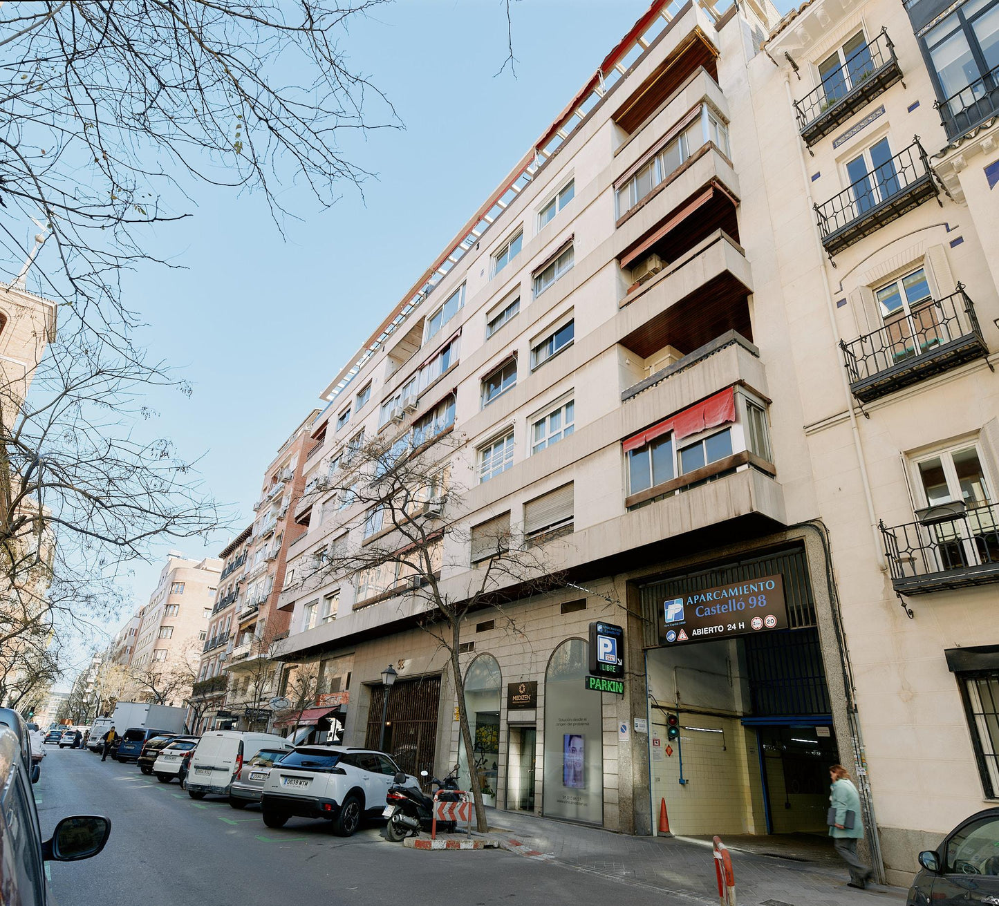 Ático de lujo en Madrid con terraza privada en Calle Castelló