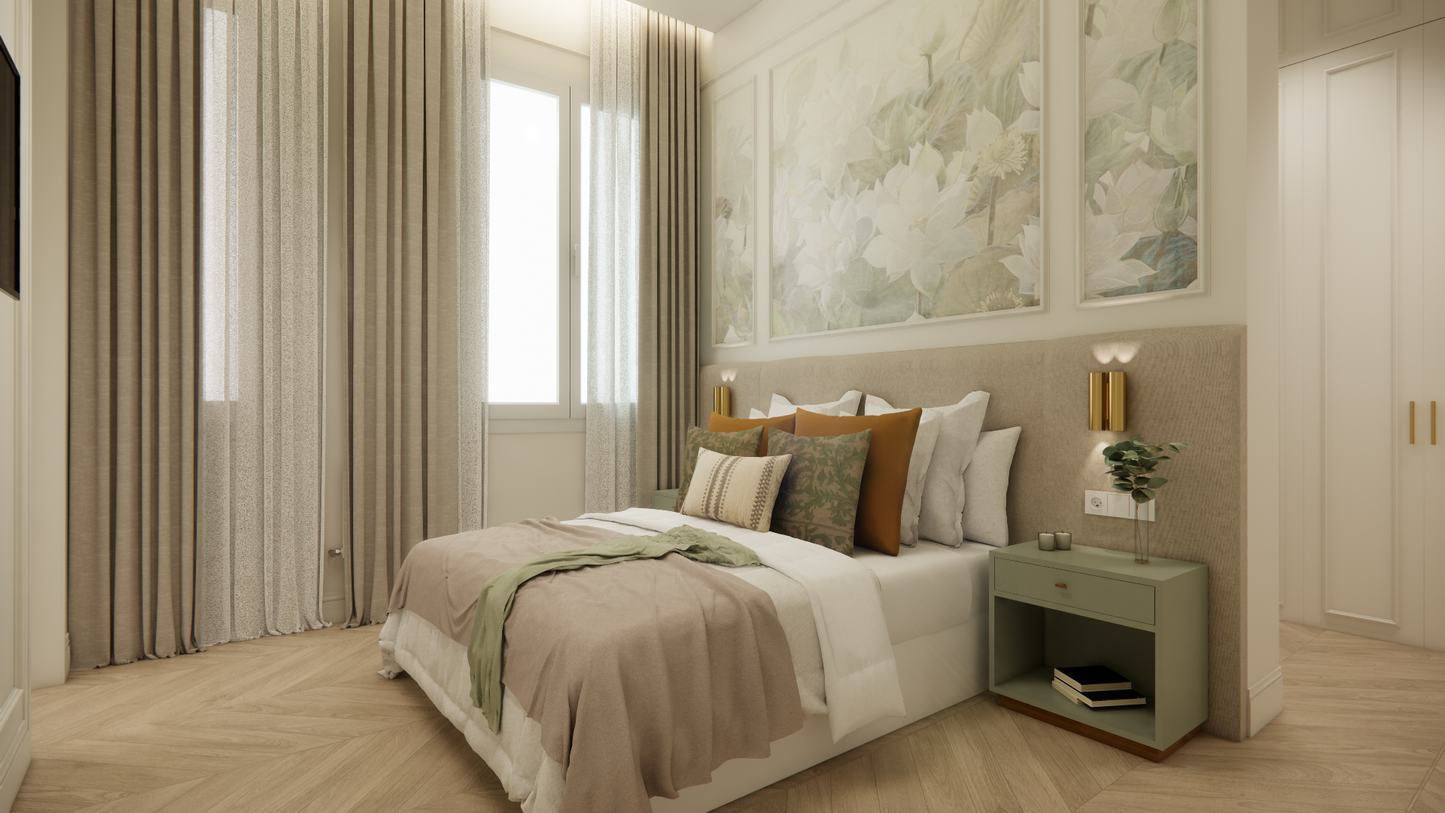 Piso de lujo en Madrid con balcón y encanto urbano en Calle del Barco