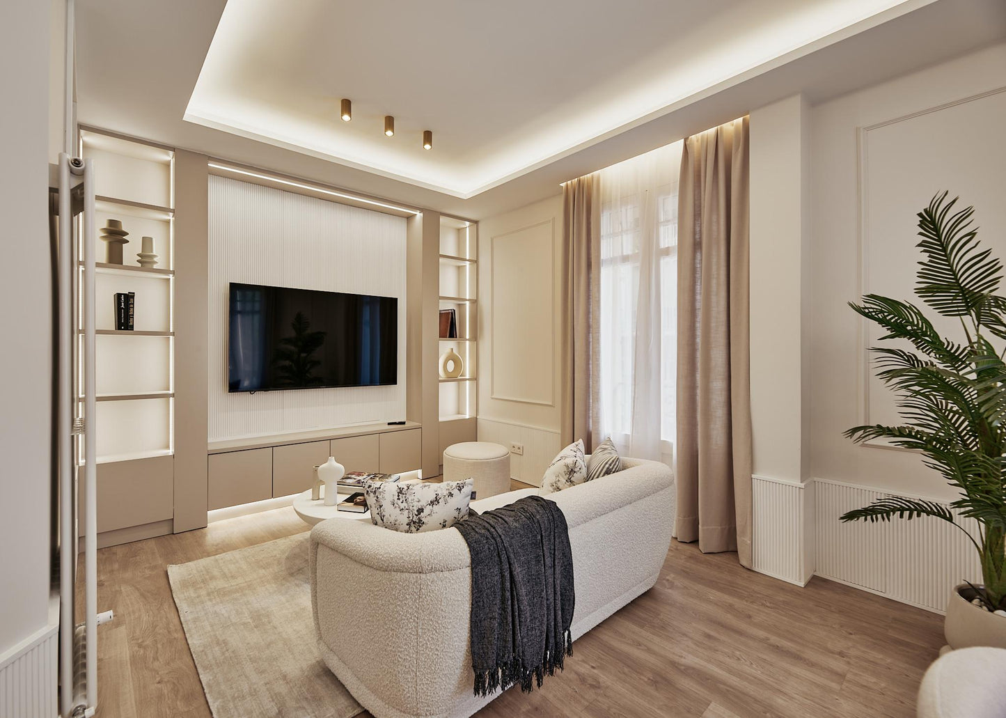 Piso de lujo en Madrid con balcones y diseño elegante en Calle Goya