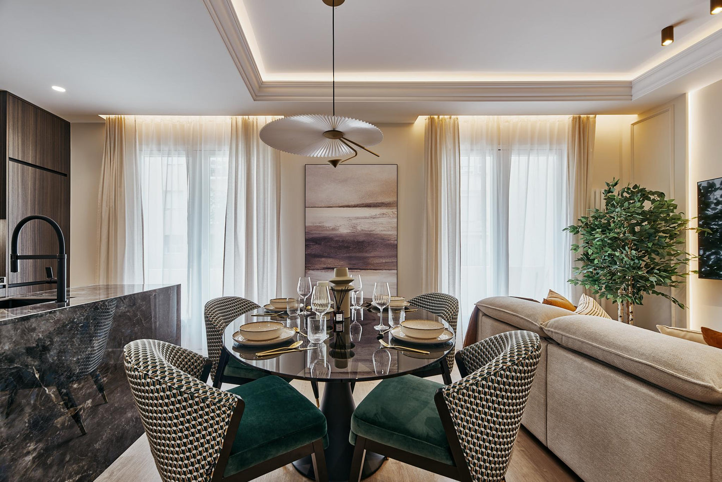 Piso de lujo en Madrid con terraza privada en Calle Velazquez