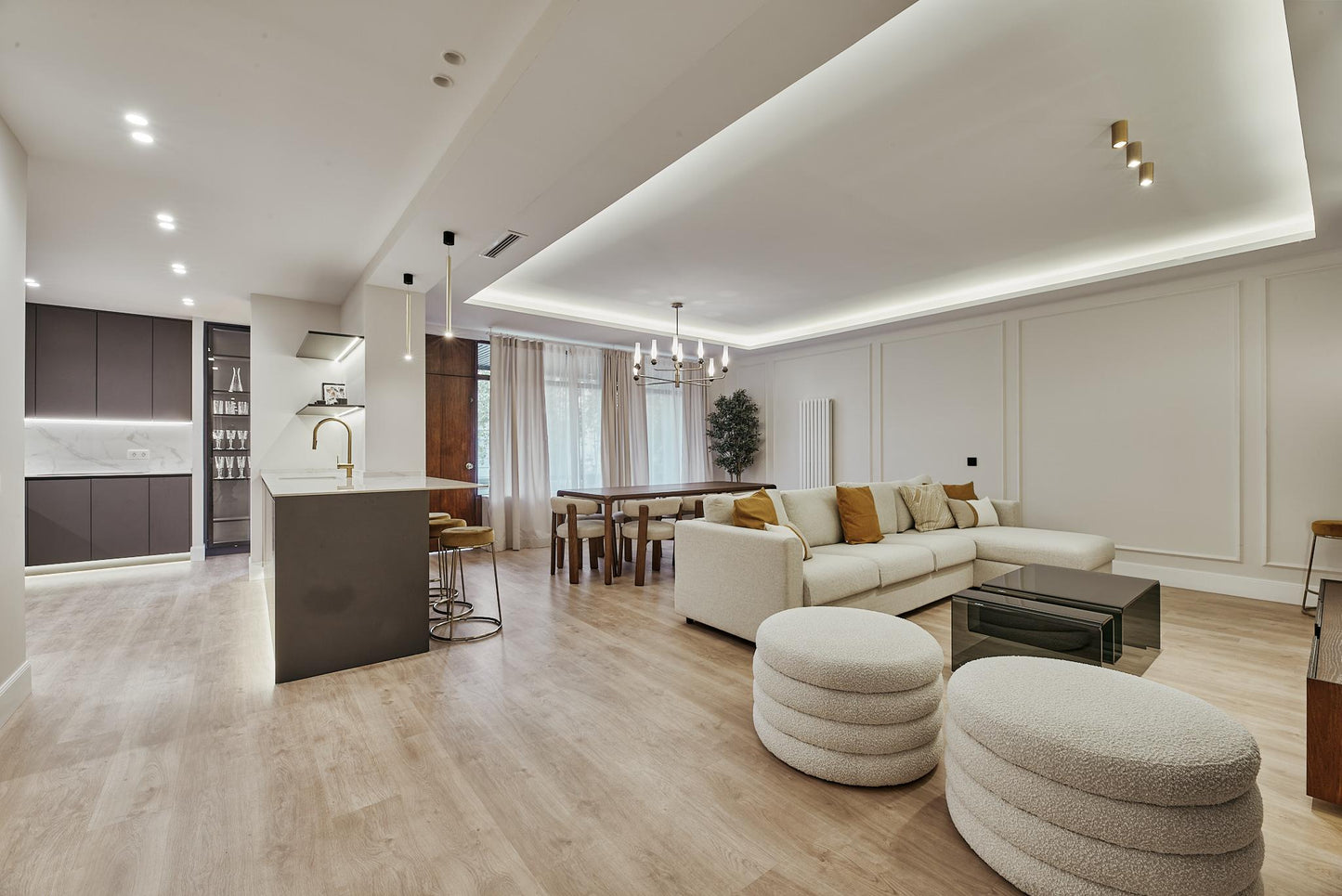 Piso de lujo en Madrid con patio privado en Calle María de Molina