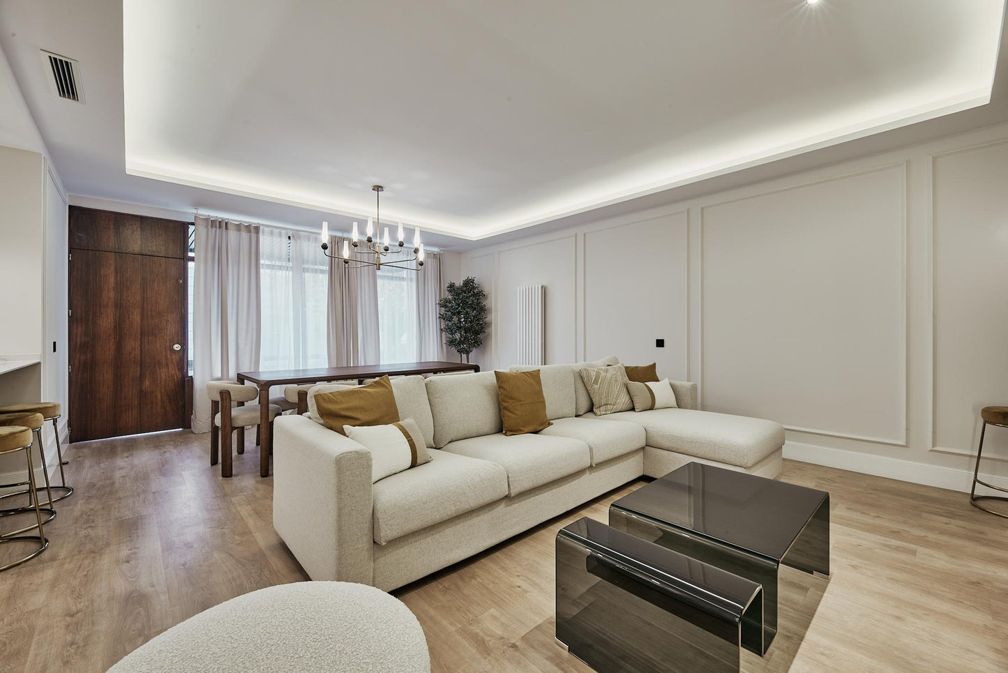 Piso de lujo en Madrid con patio privado en Calle María de Molina