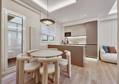 Piso de lujo en Madrid con tres terrazas privadas en calle Sainz de Baranda