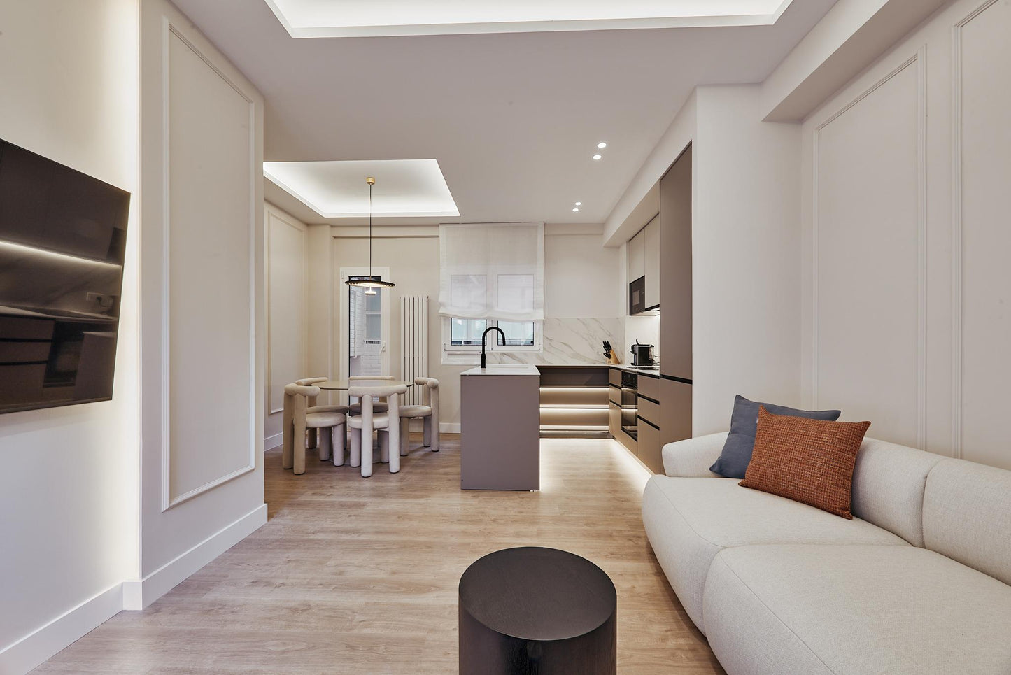 Piso de lujo en Madrid con tres terrazas privadas en calle Sainz de Baranda