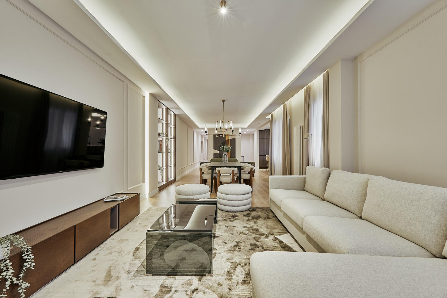Piso de lujo en Madrid con terraza y diseño contemporáneo en la calle Ortega y Gasset