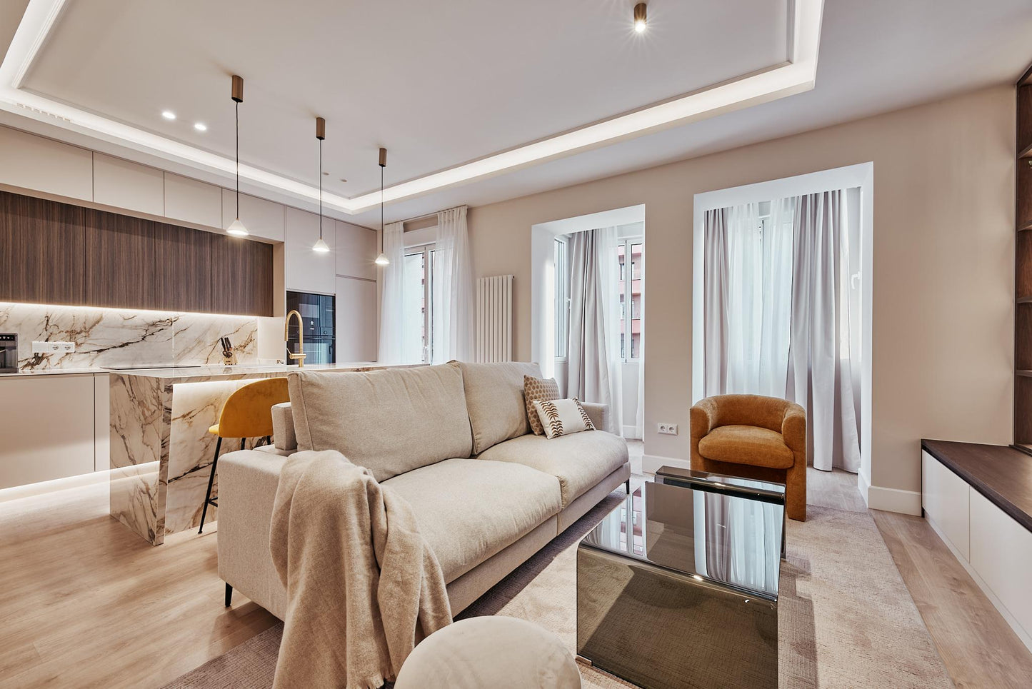 Piso de lujo en Madrid con domótica y diseño actual en Calle Alcalá