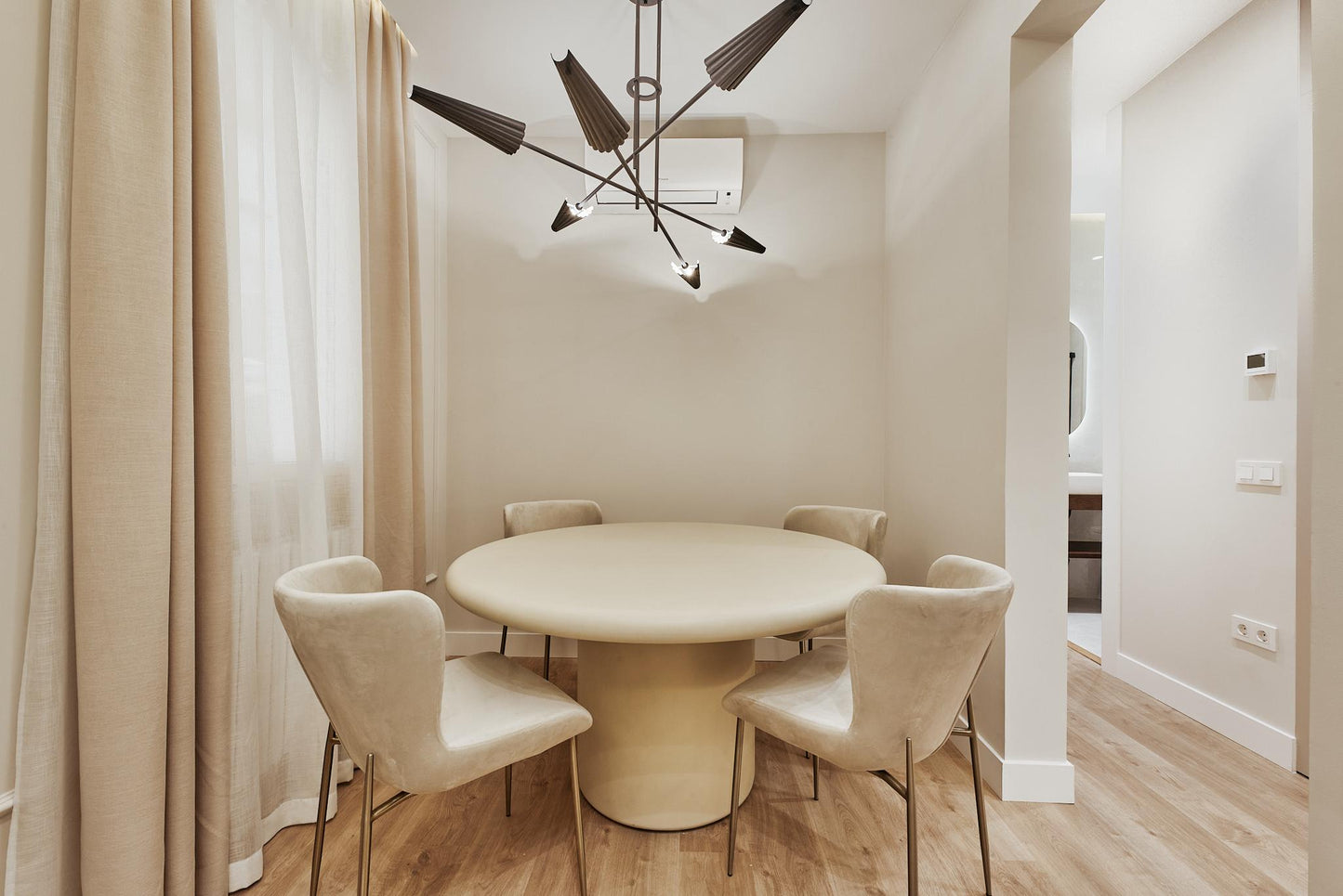 Piso de diseño en Madrid con interiorismo elegante en la calle Don Ramón de la Cruz