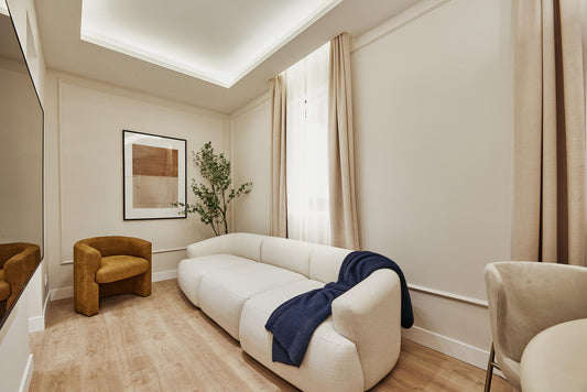 Piso de diseño en Madrid con interiorismo elegante en la calle Don Ramón de la Cruz