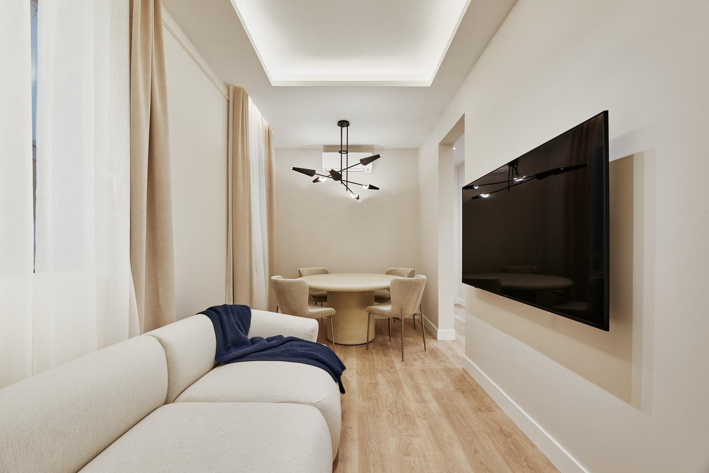 Piso de diseño en Madrid con interiorismo elegante en la calle Don Ramón de la Cruz