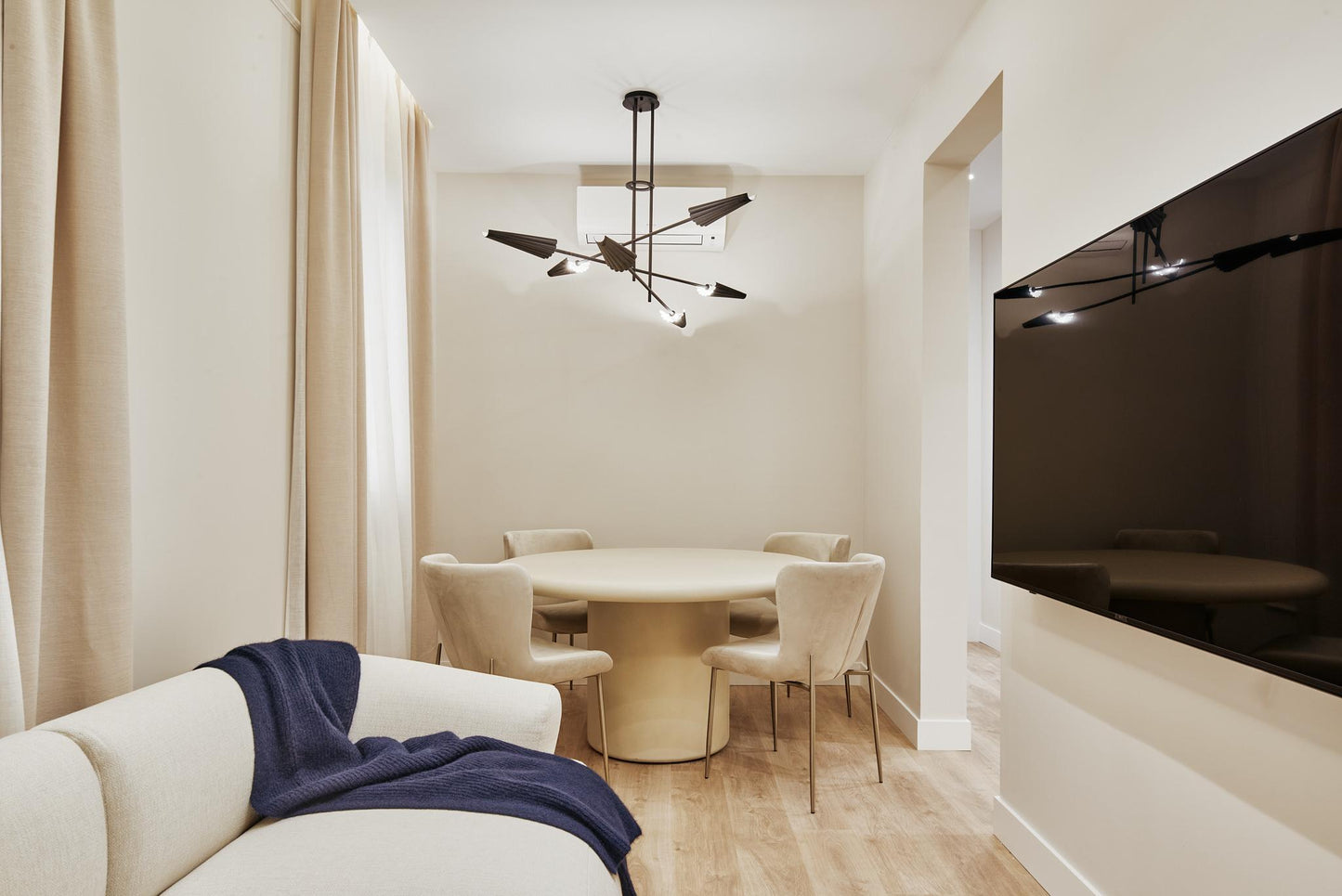 Piso de diseño en Madrid con interiorismo elegante en la calle Don Ramón de la Cruz