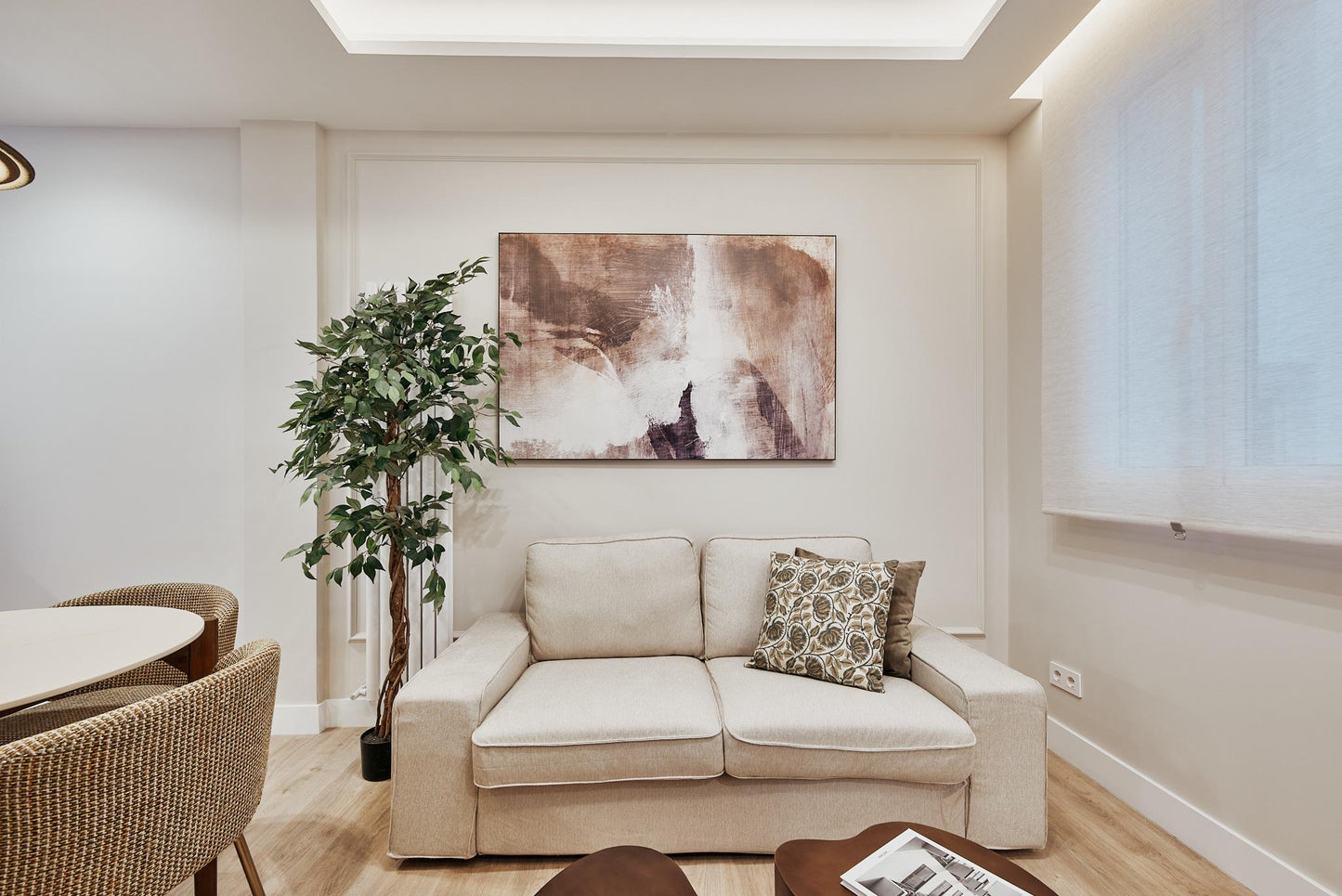 Piso de diseño en Madrid con interiorismo contemporáneo en la calle Príncipe de Vergara