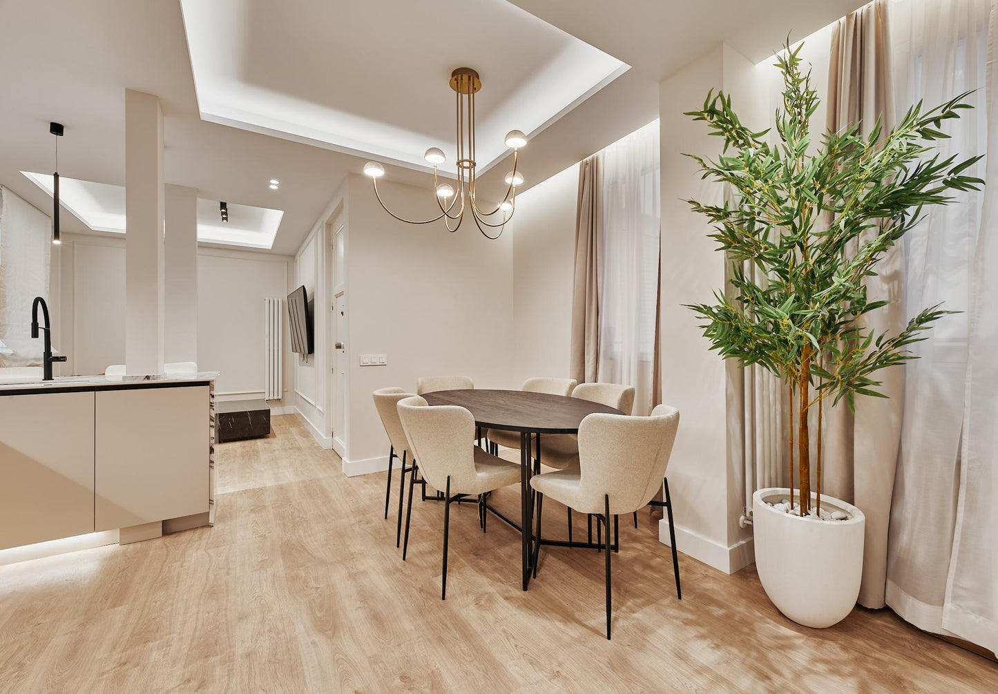 Piso luminoso en Madrid con diseño contemporáneo en la calle Conde de Peñalver