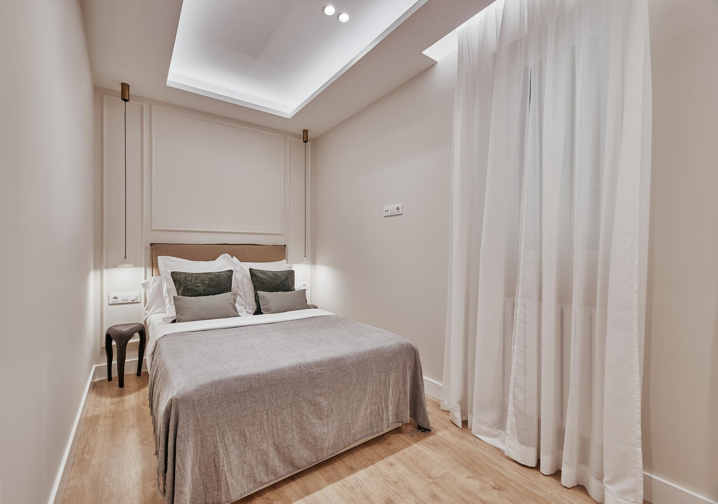 Piso de diseño en Madrid con terraza privada en la calle Españoleto