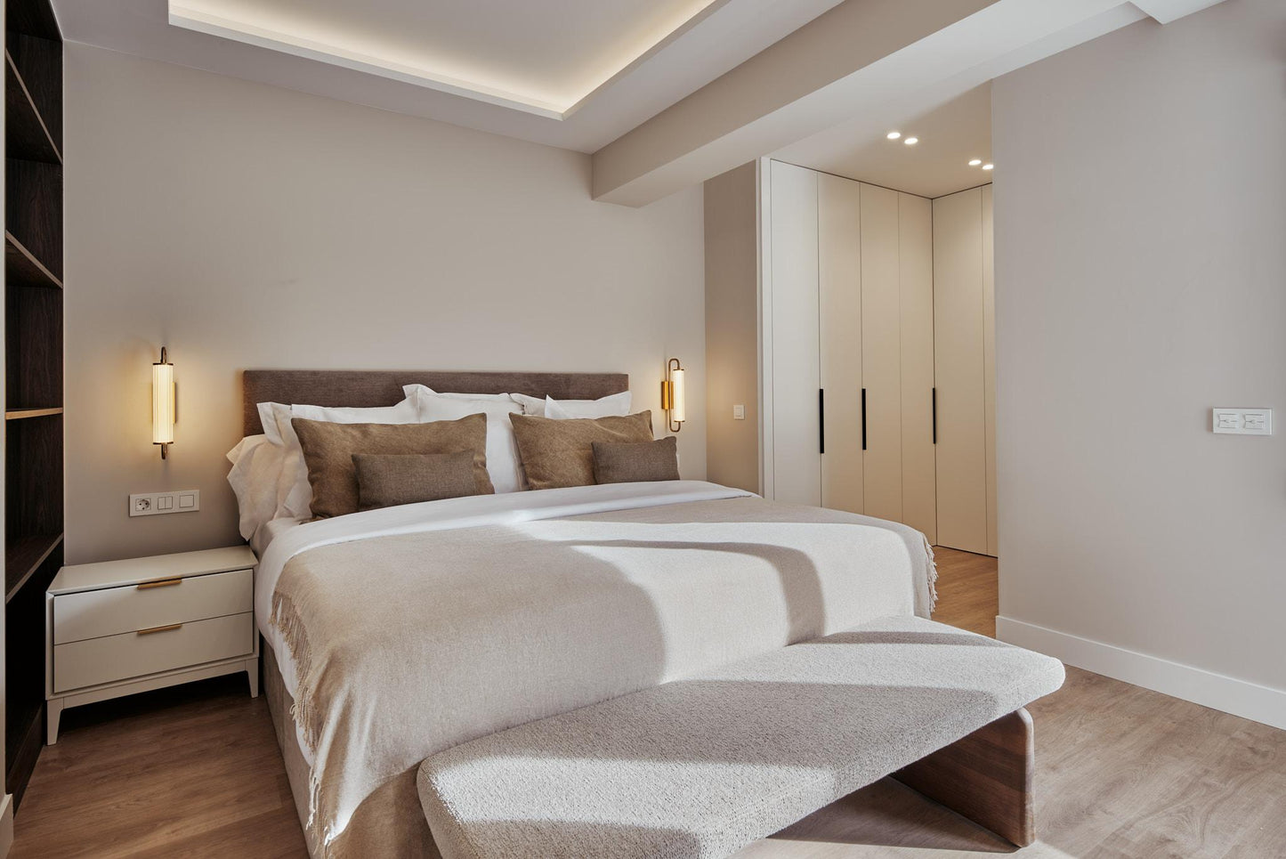 Piso de diseño en Madrid con terraza y diseño contemporáneo en la calle Ayala