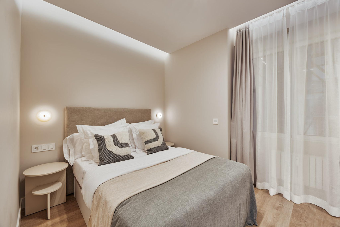 Piso de diseño en Madrid con terraza y diseño contemporáneo en la calle Ayala