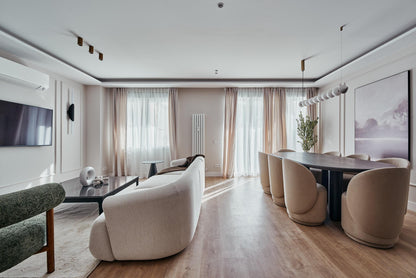 Piso de diseño en Madrid con terraza y diseño contemporáneo en la calle Ayala