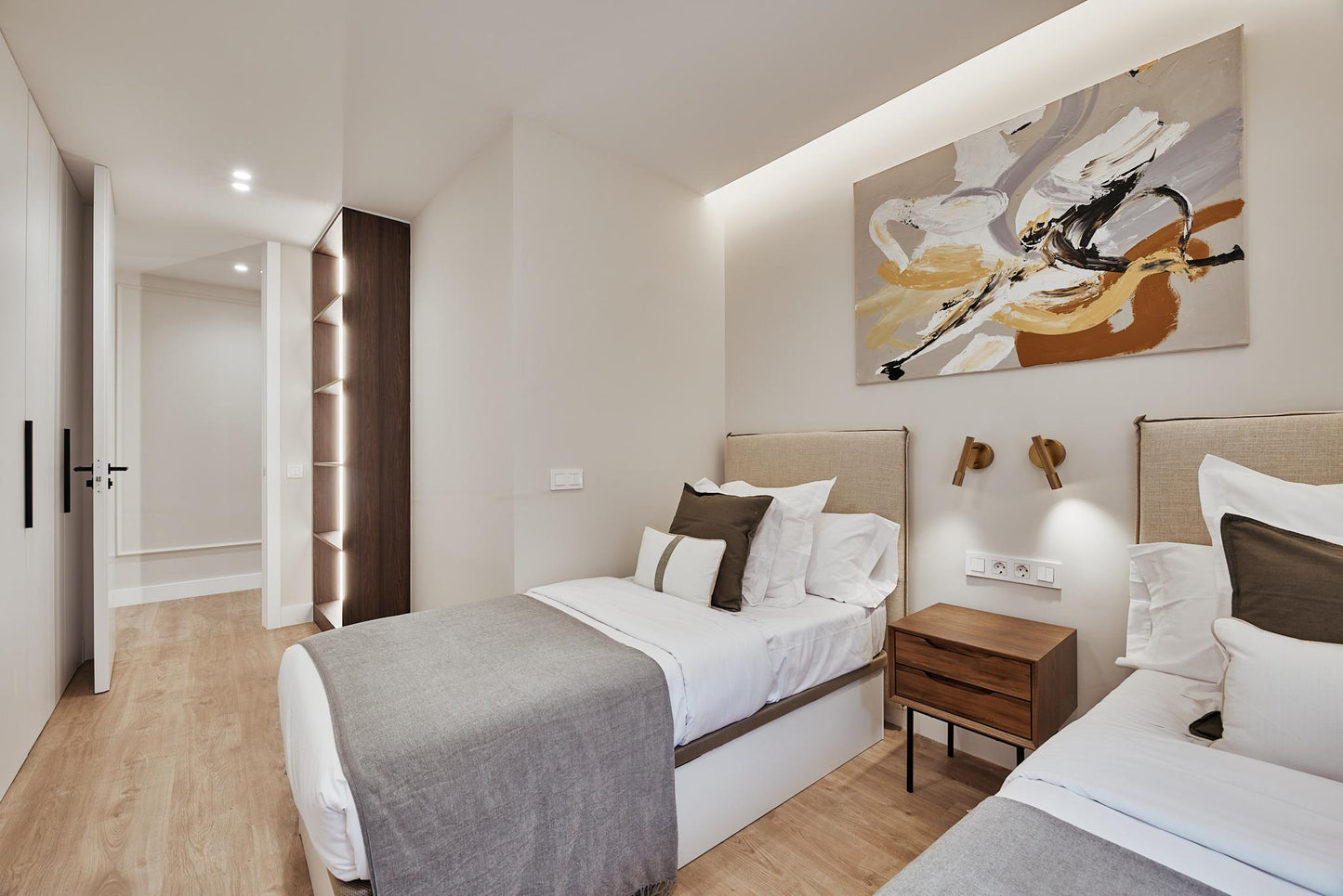Piso de diseño en Madrid con terraza y altura privilegiada en la calle Maldonado