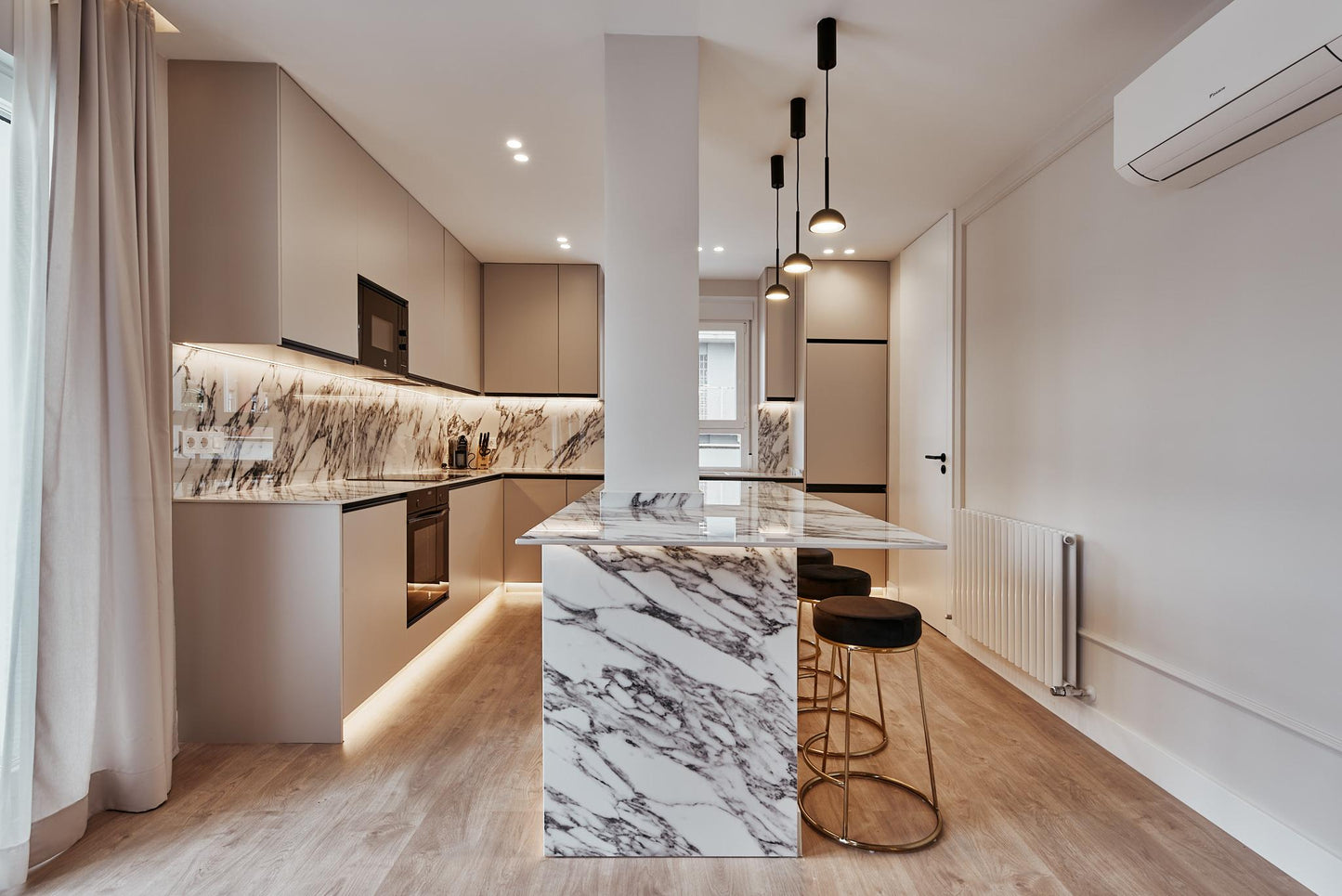 Piso de diseño en Madrid con terraza y altura privilegiada en la calle Maldonado