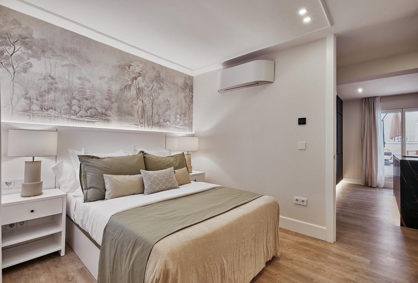 Piso de diseño en Madrid con terraza y vistas despejadas en la calle Alcalá