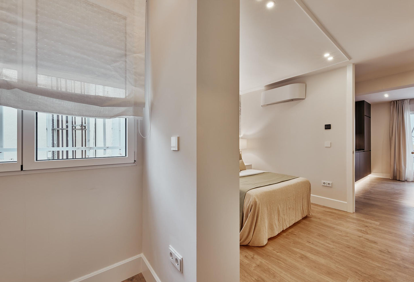 Piso de diseño en Madrid con terraza y vistas despejadas en la calle Alcalá