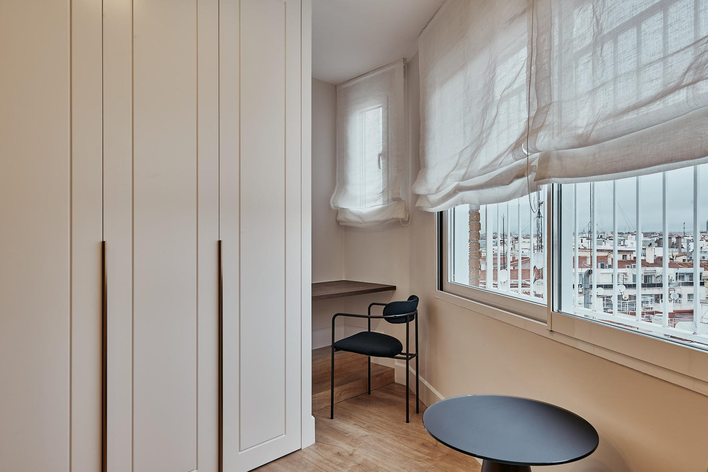 Piso de diseño en Madrid con terraza y vistas despejadas en la calle Alcalá