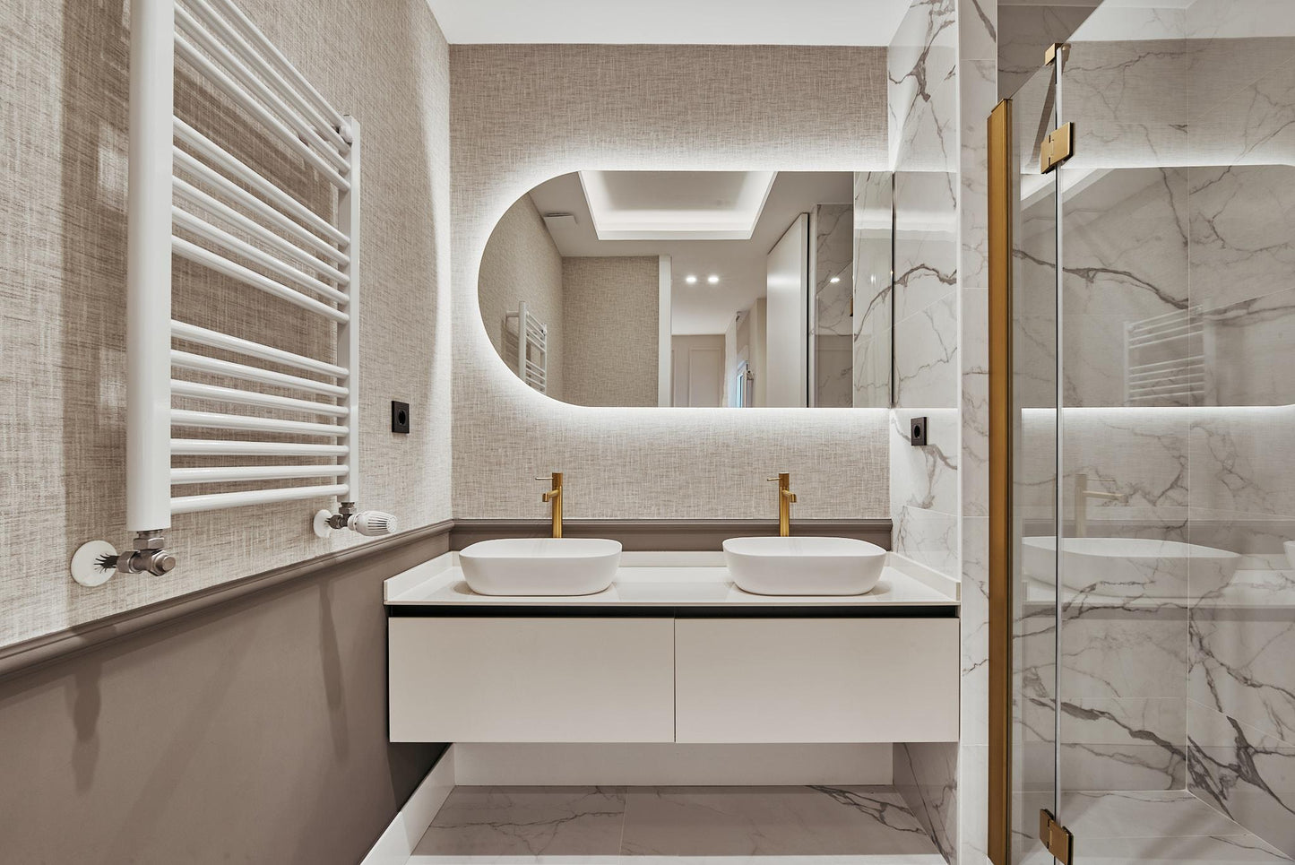 Piso de diseño en Madrid con cocina abierta de diseño en la calle Ibiza
