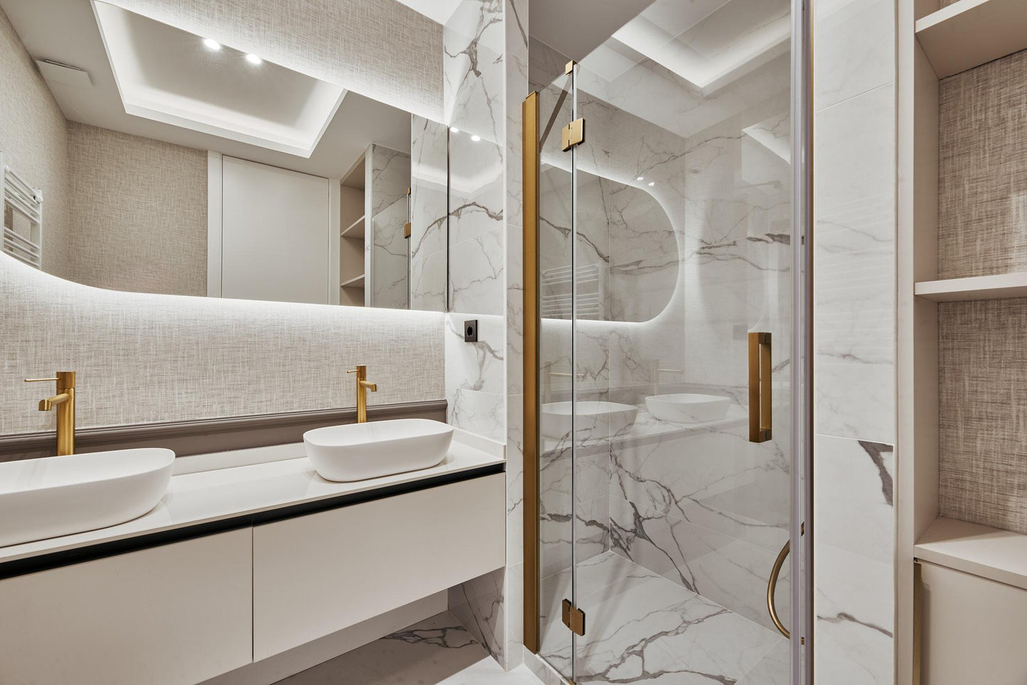 Piso de diseño en Madrid con cocina abierta de diseño en la calle Ibiza