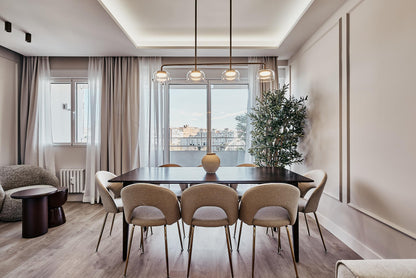 Piso de diseño en Madrid con terrazas privadas en la calle Alcalá