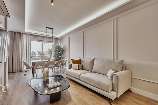 Piso de diseño en Madrid con terrazas privadas en la calle Alcalá