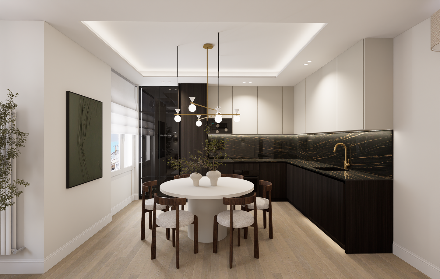 Piso de lujo en Madrid con amplitud y calma residencial en la calle Padilla