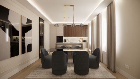 Piso de lujo en Madrid con diseño contemporáneo en Calle General Oráa