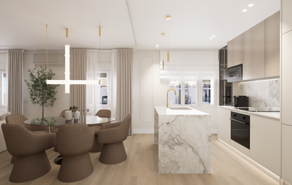 Piso de lujo en Madrid con terraza privada en Calle Naciones