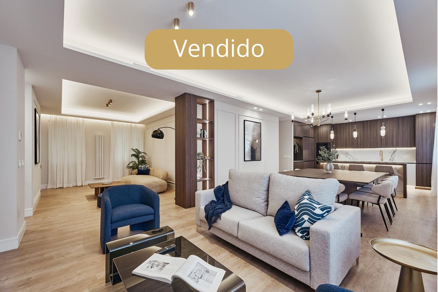 Piso de lujo en Madrid con cinco suites y diseño contemporáneo en Calle Francisco Silvela