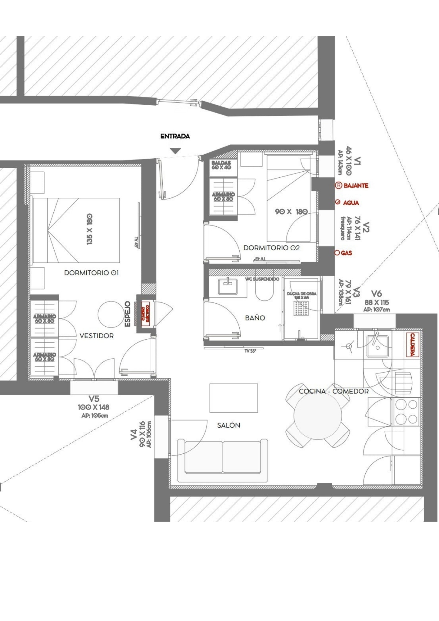 Piso de diseño en Madrid con interiorismo contemporáneo en la calle Príncipe de Vergara
