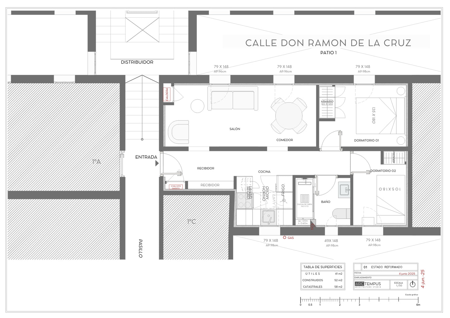 Piso de diseño en Madrid con interiorismo elegante en la calle Don Ramón de la Cruz