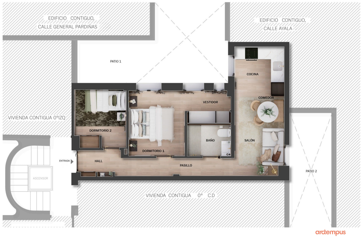 Piso de lujo en Madrid con diseño funcional en Calle General Pardiñas