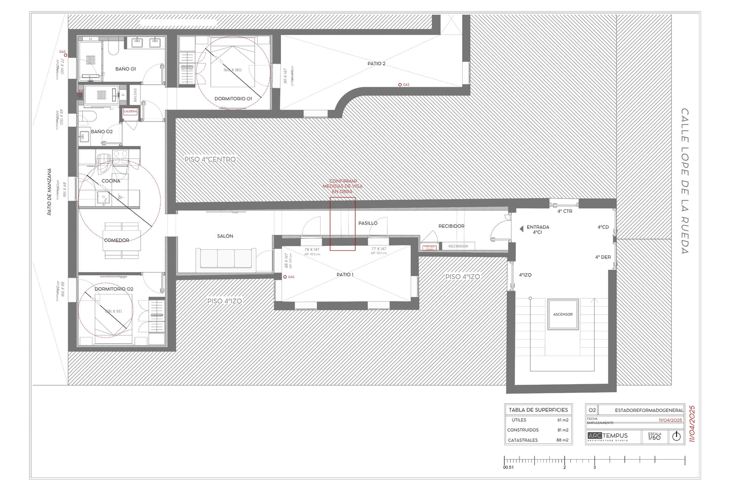 Piso de lujo en Madrid con diseño contemporáneo en Calle Lope de Rueda