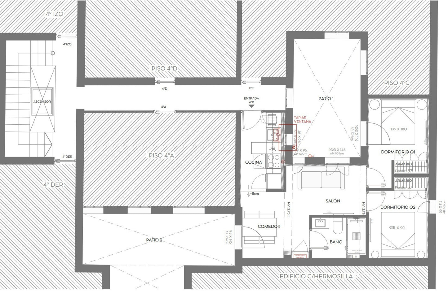 Piso de lujo en Madrid con encanto moderno en Calle Hermosilla