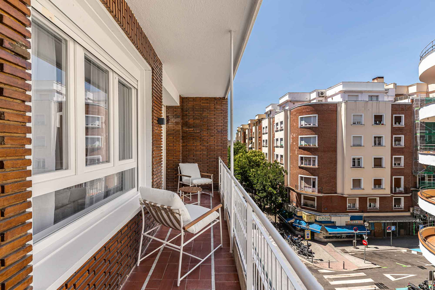 Piso de lujo en Madrid con terraza en Fernando el Católico