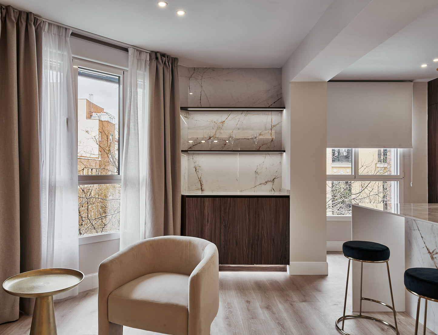 Piso de lujo en Madrid con terraza privada en la calle Ayala