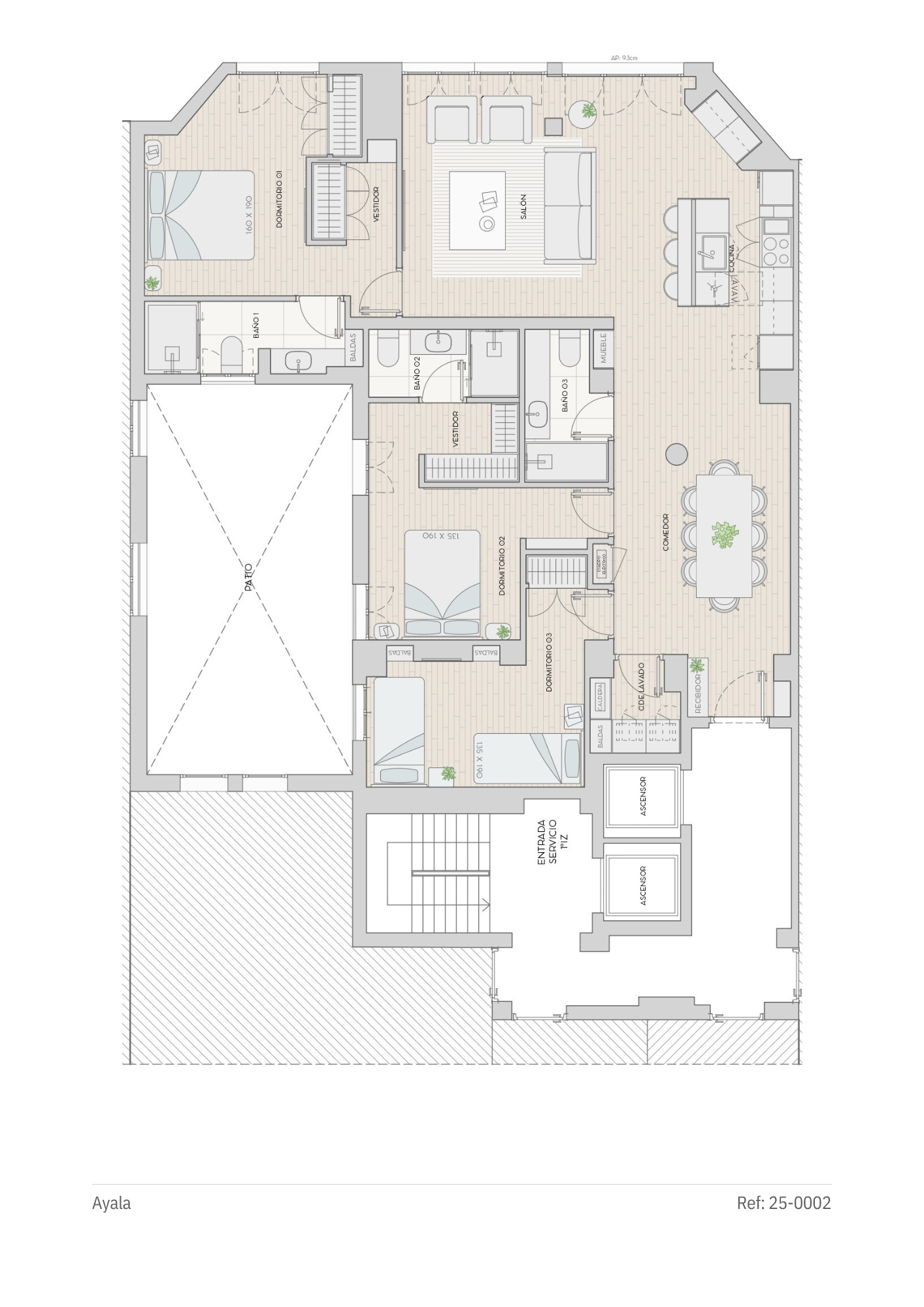 Piso de lujo en Madrid con garaje y diseño contemporáneo en Calle Ayala